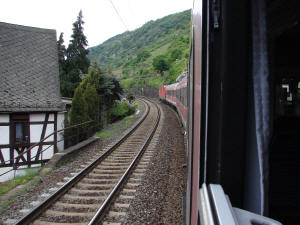 Our train trip up the Rhine River provided an intimate look into the backyards of Germany!