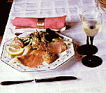 Delicious, colorful meals were the norm on the ROSA.